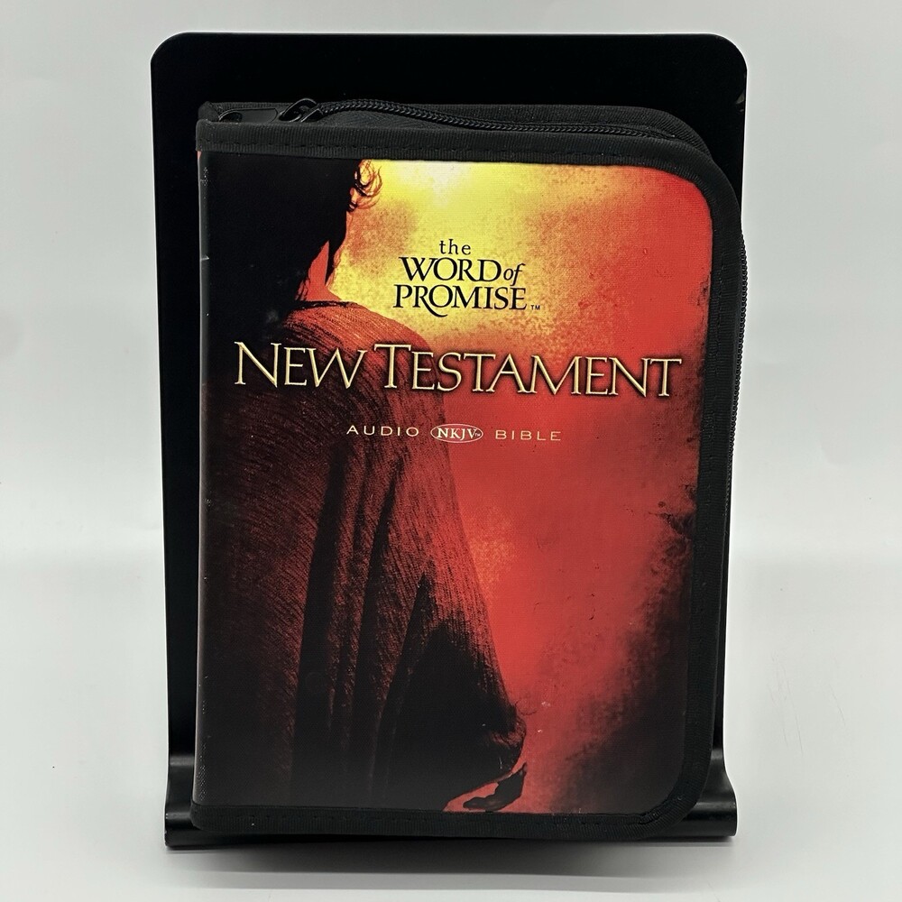 The Word of Promise New Testament NKJV Audio Bible 21 CD Soft Case Set Bonus DVD